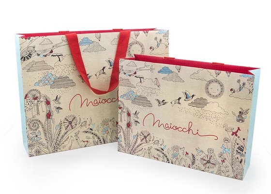 Good price Sacs à provisions de papier faits sur commande pliables pour le service spécial d'OEM de corde de vêtements en ligne