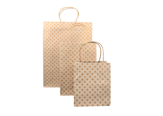 Good price L'emballage de luxe biodégradable de Noël, coutume a imprimé des sacs en papier de Brown en ligne