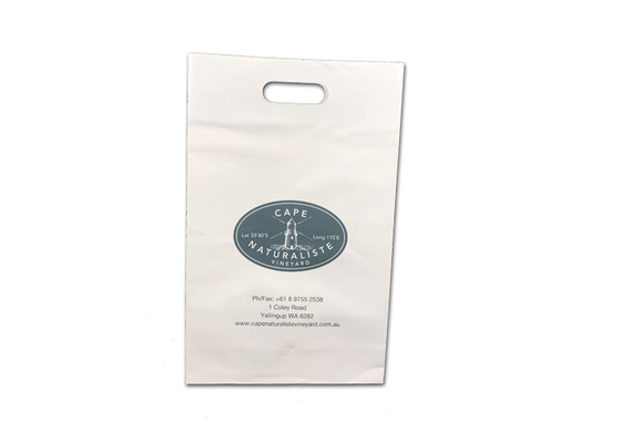 Good price Emballage recyclable blanc de boîte-cadeau de vin avec le logo gravant en refief découpé avec des matrices de poignée en ligne