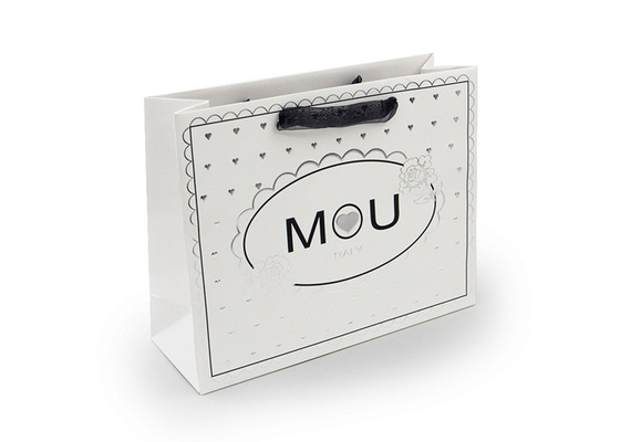 Good price La coutume de mode a imprimé des sacs à provisions avec la certification de la CE de poignées de ruban en ligne