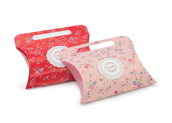 Good price La boîte de papier exquise colorée d'emballage de cadeau, coutume a imprimé des boîtes d'oreiller en ligne