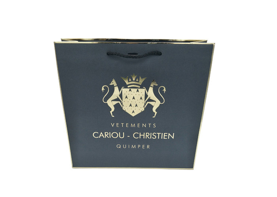 Good price Sacs de luxe de cadeau de grand papier avec l'impression de logo de marque adaptée aux besoins du client par poignées en ligne