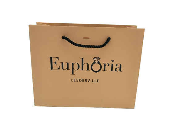 Good price Les bijoux imprimés par coutume de Brown mettent en sac la stratification brillante de caractéristique recyclable en ligne