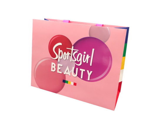 Good price Le sac de document actuel de fantaisie rose/cadeau de papier naturel met en sac le logo adapté aux besoins du client en ligne