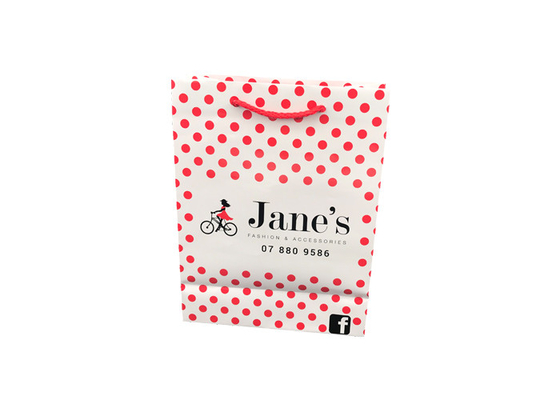 Good price Sacs décoratifs de cadeau de papier coloré avec l'impression de tache adaptée aux besoins du client par poignées en ligne