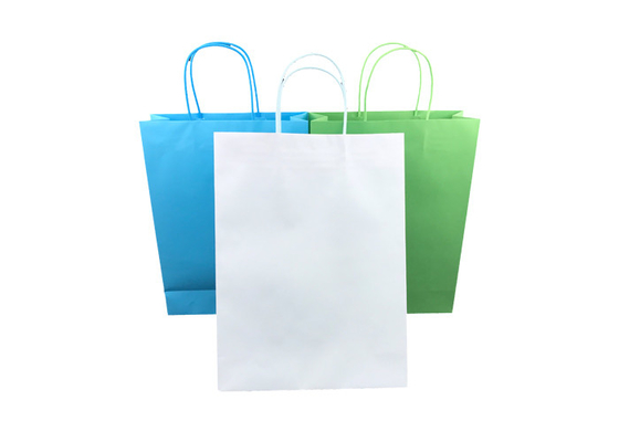 Good price Emballage fait sur commande de papier d'Eco, sacs à provisions de papier réutilisés de fond plat en ligne