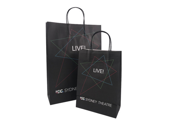 Good price L'emballage de papier biodégradable protecteur noir met en sac la conception professionnelle en ligne