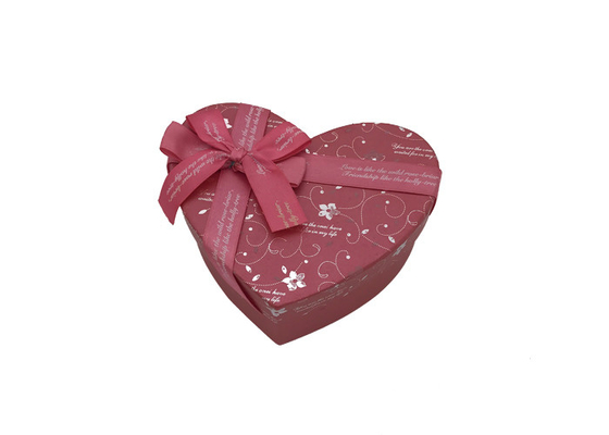 Good price La boîte de papier de luxe d'emballage de cadeau, mariage a imprimé la boîte en forme de coeur à chocolat en ligne
