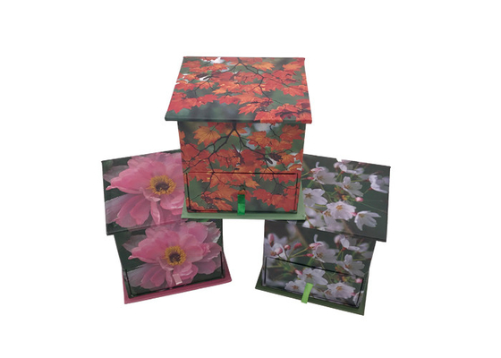Good price l'impression faite sur commande 2 pose l'emballage de papier de luxe de boîte-cadeau de tiroir avec l'aimant en ligne