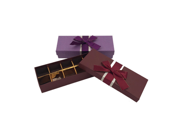Good price Boîtes élégantes personnalisées à chocolat de carton avec des diviseurs/ruban décoré en ligne