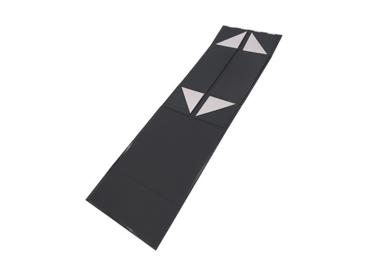 Good price Boîte de papier pliante exquise de rectangle noir pour la stratification de matte de partie en ligne