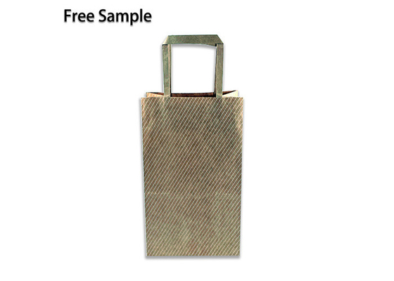 Good price sacs à provisions de papier de boulangerie de 150gsm CMYK avec les poignées plates en ligne