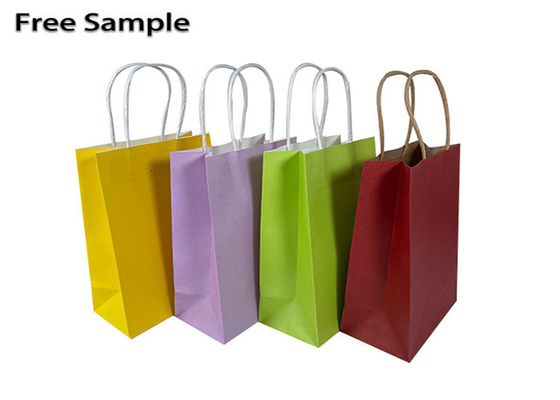Good price le sac à provisions de papier de 15*8*21cm 250gsm CMYK emballage a tordu des poignées en ligne