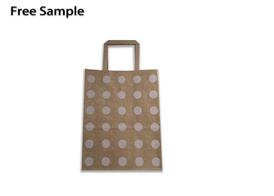 Good price Papier de Brown FSC 300gsm emballage sac à provisions l'impression offset en ligne